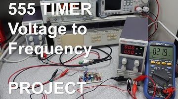 Make a Voltage to Frequency Converter with a 555 timer, VFC