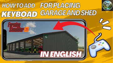 How to add keyboard in FS 20 in English | FS20 mods with download link | #fs20mods #urfavoritegames