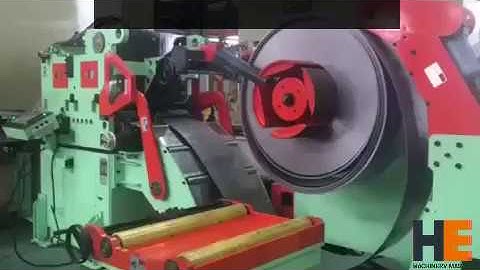 Decoiler Straightener Feeder 3 in 1 Machine---GLK4-600 working with AIDA Press