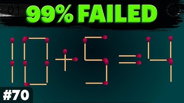 🔥💥 Move 1 Stick To Fix The Equation - Matchstick Puzzle 70 🥸