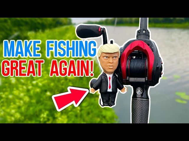 Can I Catch a PIKE on DONALD TRUMP?! Topwater Challenge