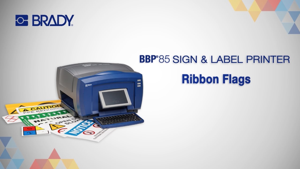 brady eitz Brady BBP®85: Ribbon Flags