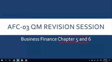 QM Revision Session 2 Part 1 Business Finance Simple, compound, Multiple compounding equivelent rate