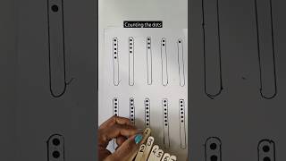 counting the dots ⚫ #craft#kids#learning#shortsvideo#shorts#viral#activity#easy#new