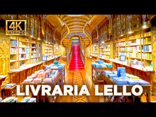 Livraria Lello / Lello Bookstore in Porto: Most Beautiful Bookshop In The World class=