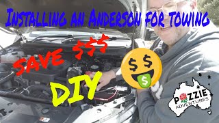 Installing an Anderson socket for a caravan to a Ford Ranger #howto #andersonsocket #caravan