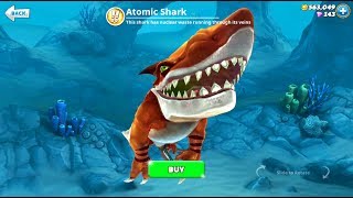 Atomic Shark Unlocked No Hack - 540,000 Coins Gameplay - Hungry Shark World