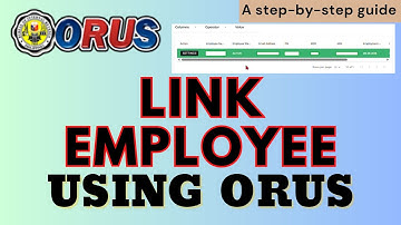 BIR ORUS Link Employee | Paano ang Link Employee sa ORUS | step-by-step guide