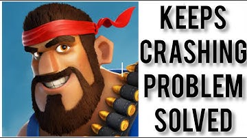 How To Solve Boom Beach App Keeps Crashing Problem|| Rsha26 Solutions