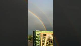 Double rainbow 🫶🏼 #rainbow#doublerainbow#nature#vlog#sky#vlog