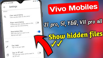 How to show hidden files in Vivo Mobile |Vivo Mobile show hidden files| #Vivo | Interesting Tips