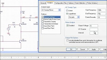 Advance Analysis PSpice Noise Analysis