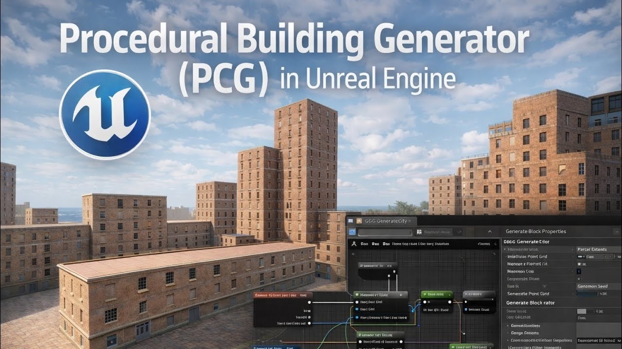Procedural Building Generation | Unreal Engine Blueprint Project - YouTube