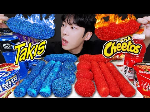 ASMR MUKBANG | TAKIS PİRİNÇ KEK, Ateş Eriştesi, peynir çubuğu, sosisli Tarif ! yemek yiyor