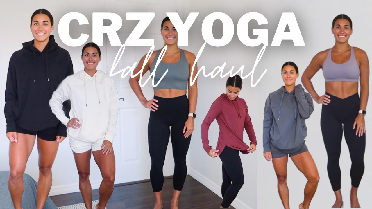 CRZ YOGA FALL HAUL PT 2  lululemon dupes, my honest review, the