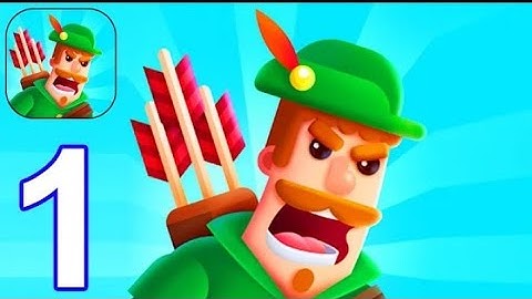 Bowmasters - Gameplay Walkthrough Part 1 Tutorial (Android,iOS)