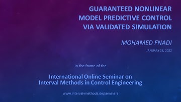 Guaranteed Nonlinear Model Predictive Control based on Validated Simulation