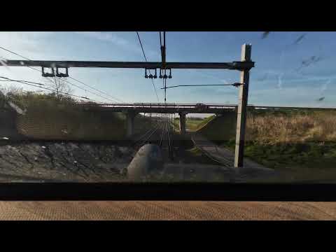 Ride with the train driver from Leeuwarden to Zwolle (without speedometer)