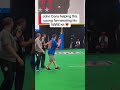 John Cena helping this young fan ❤️