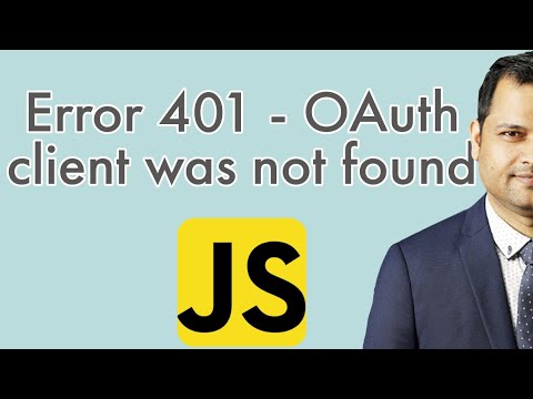 Error 401 - invalid client -  The OAuth client was not found | Google sign in button
