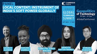Panel: Local Content: Instrument of India’s Soft Power Globally screenshot 2