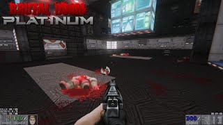 Brutal Doom Platinum 1.1 (Realism + Doom 3 textures) - E1M1  | 4K/60