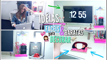 Como fazer decorar para escrivaninha?