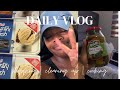 #vlog: spend the day with me, shopping, cooking, cleaning up