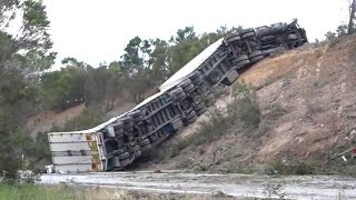 Bad Day !!! 20 Extreme Dangerous Idiots Truck &amp; Cranes Fails Compilation - Car Skill At Work P44