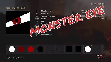Monster Eye Emblem Tutorial[#4] Cod WW2