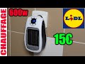 Lidl radiateur soufflant cramique sur prise silvercrest ssh 600 b2 test avis notice pdf 600w