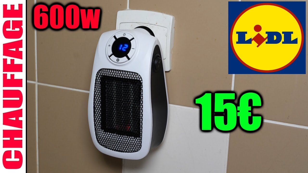 500 Watts Céramique Radiateur Soufflant Mini Radiateur Soufflant Economique  Portable Radiateur Plug-in Heater Avec