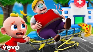 There’s a Monster in Dad’s Belly! 😱 Don't Overeat 🍔😫 Funny Song & Kids Song #PIBLittleBabyVEVO