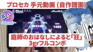 【プロセカ譜面メーカー】庭師のおはなしによると「狂」 3grFC手元(APPEND38？)自作譜面