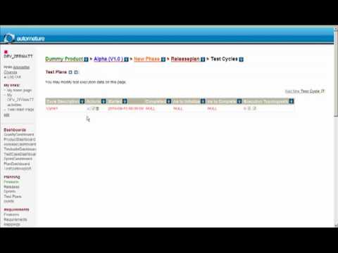 Release Test Planning