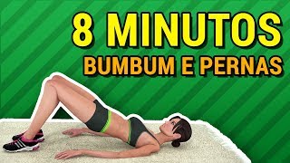 Exercício De 8 Minutos Para Bumbum E Pernas Afinar As Pernas E Enrijecer Bumbum 