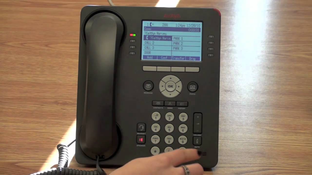 Setting Up Mailbox for First Time on Avaya 9608 Telephone - YouTube