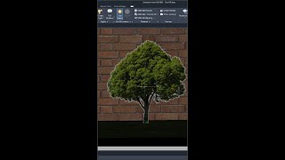 Making realistic tree in AutoCAD 3D