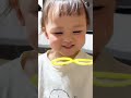 FUNNY BABY, Playing with soap bubles  #cute, #happy, #laugh, #fyp, #family