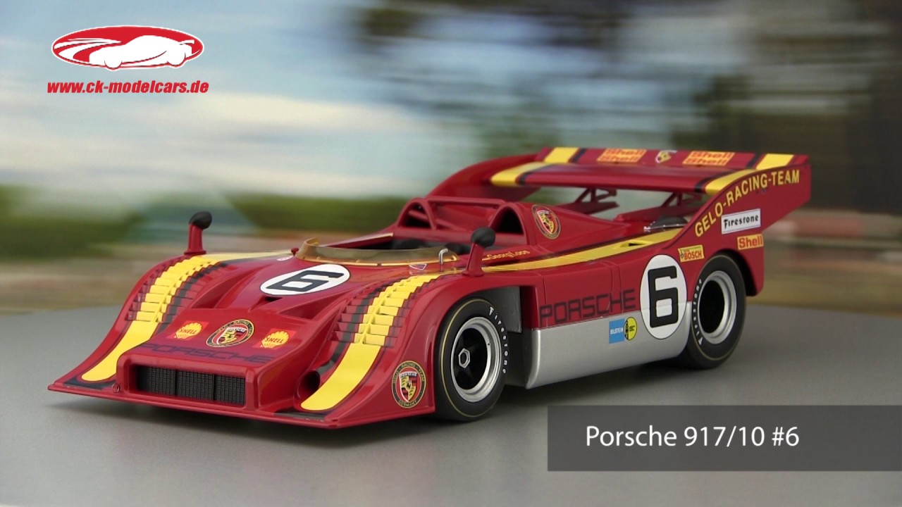 ckmodelcarsvideo Porsche 917/10 6 Interserie 1973 Loos Gelo