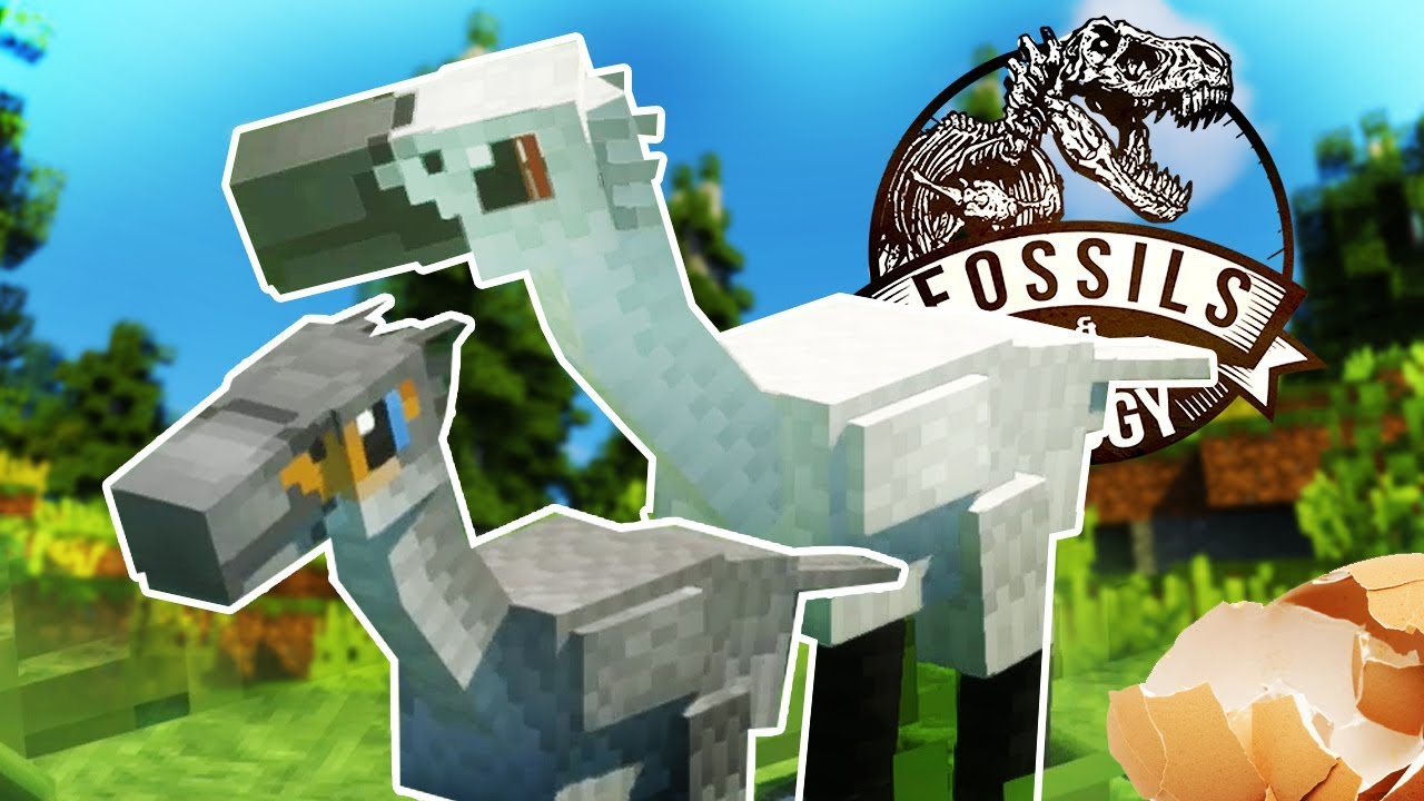 The Terror Birds Hatch Minecraft Dinosaurs Part 25 Youtube 
