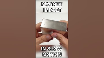 Magnetic Impact in Slow Motion