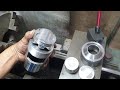 Test nhiều loại piston trên gá tự chế ,gá vớt piston