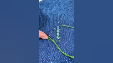 Learn to Fix Hole in Clothes Part 1577 #shorts