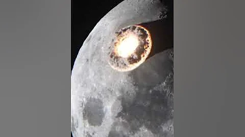 Rare footage of an asteroid impact