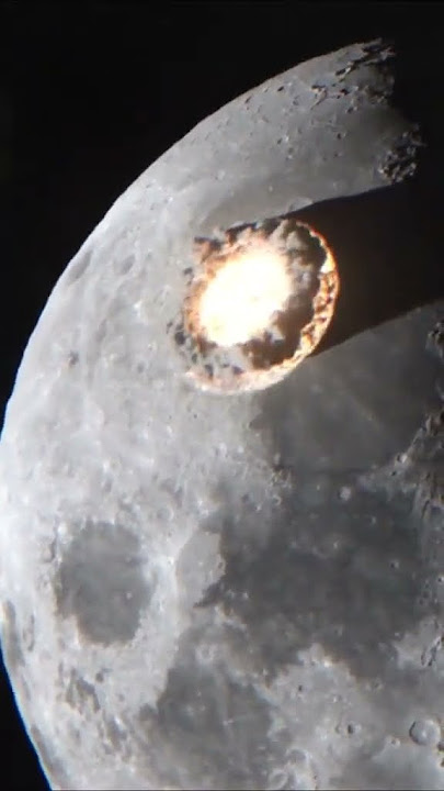 Rare footage of an asteroid impact
