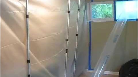 What negative air pressure looks like