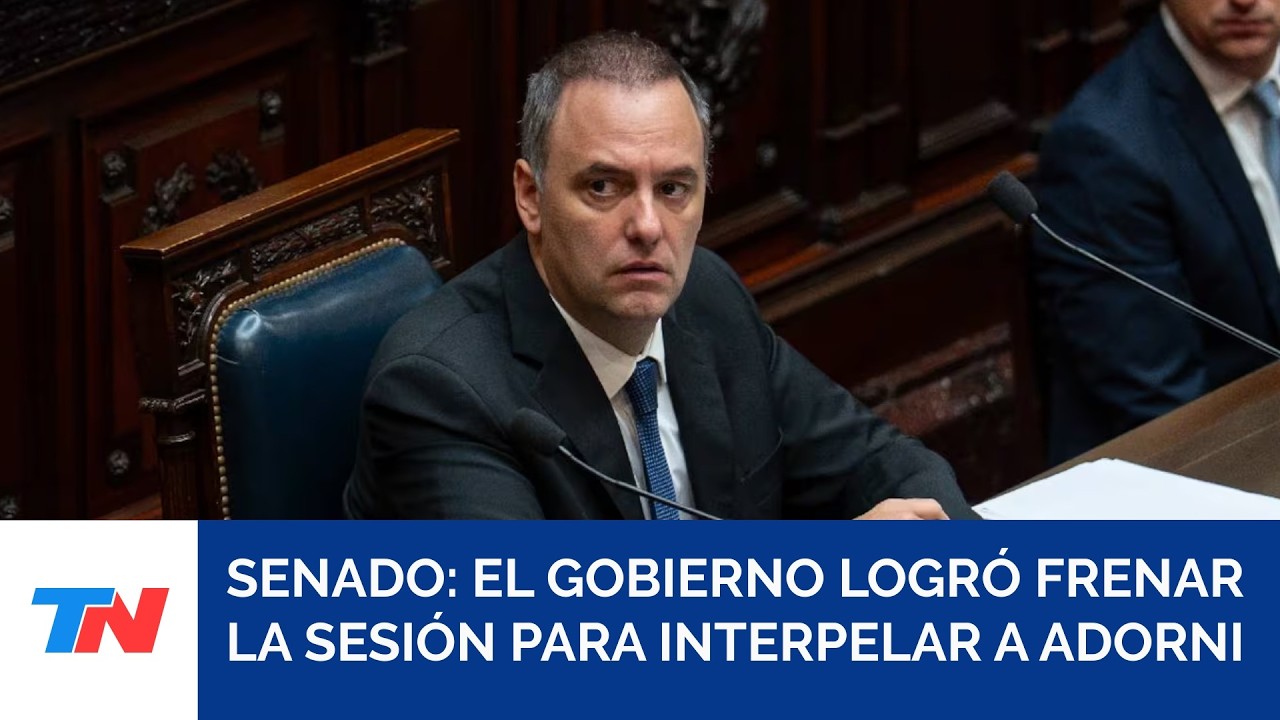 ►Tensión en el Senado: El oficialismo frenó la sesión y dilata la interpelación a Manuel Adorni