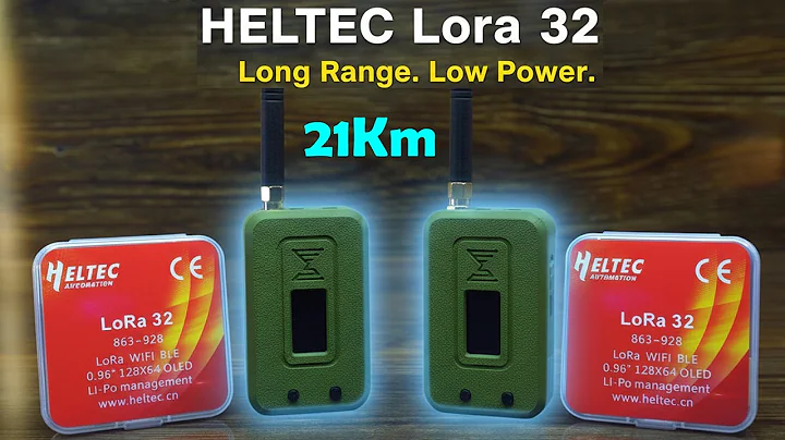 ESP32 LoRa 21 Km Long Range Communication – Heltec LoRa 32
