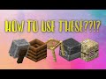 Things/Blocks Beginners Might Have Not Know How To Use in Minecraft!!